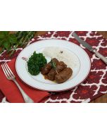 Bife  rolê, couve à mineira, arroz  (430g)