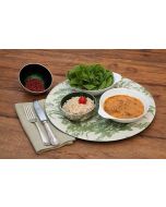 Strogonoff de filet mignon, arroz integral (330 Kcal.) - FIT