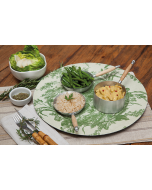 Iscas de frango ao mostarda, vagem, arroz integral(329 Kcal.)FIT