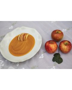 Purê de maça com textura aveludada (450g) - Serve de 4 a 6 pessoas