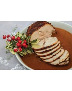 Peito de peru assado e fatiado (molho roti separado) - Serve de 4 a 6 pessoas