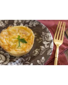 Mini quiche Lorraine- 4 unidades (360g) 