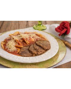 Ravioloni ao tomato, carne de panela (650g)