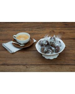 Balas carameladas de chocolate (10 un.) Natal