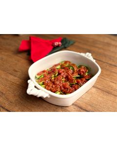 Agnolotti mussarela de búfala e manjericão com molho ao tomato (massa artesanal - 600 gramas massa + 800 gramas molho). - Natal 