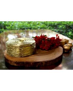 Palha italiana dourada (1kg) - Natal