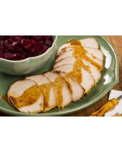 Pernil assado fatiado ao molho roti (300g)