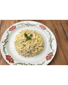 Salpicão de frango defumado com maças verdes (800g) - Natal